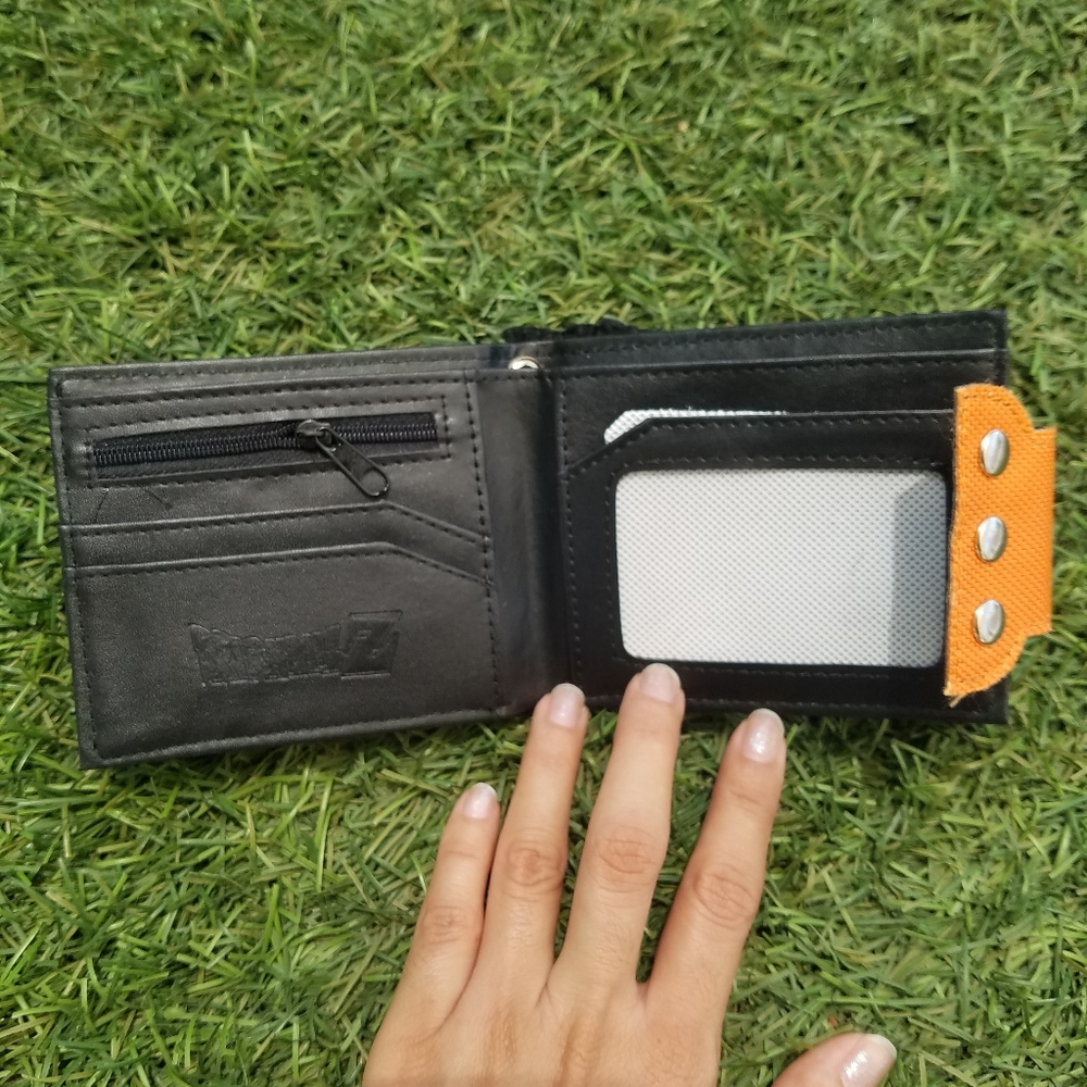 NEW dragon ball goku metal logo wallet - Picture 3 of 4